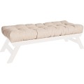Lavice BREEZIO 01 140 cm z masivu/krémová