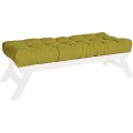 Lavice BREEZIO 01 140 cm z masivu/zelená