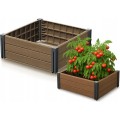 Vyvýšený záhon Bas Planty 61,8 cm hnědý