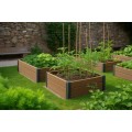 Vyvýšený záhon Bas Planty 61,8 cm hnědý