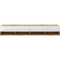 Závěsný TV stolek Derby 280 cm dub Wotan/bílý