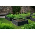 Vyvýšený záhon Bas Planty 61,8 cm antracitový