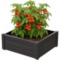 Vyvýšený záhon Bas Planty 61,8 cm antracitový
