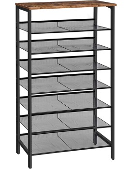 Botník Vasagle Grego 137 cm černý/hnědý
