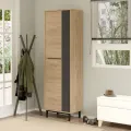 Vysoký botník Houseland Artego dub Castello/antracitově šedý