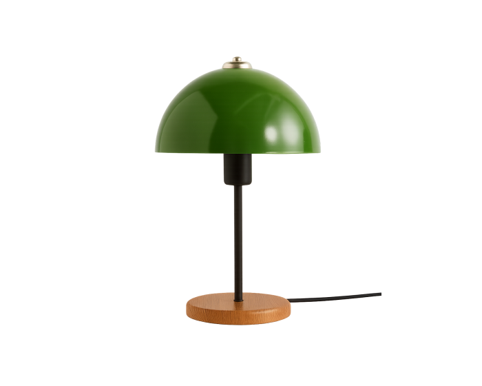 Stolní lampa Huras zelená/hnědá