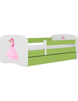 Dětská postel Babydreams princezna zelená