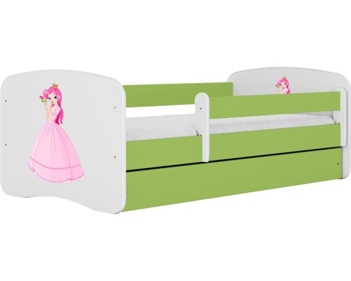 Dětská postel Babydreams princezna zelená