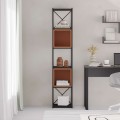 Knihovna Houseland Vale Mini černá/skořicově hnědá