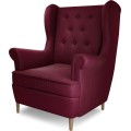 Sedací souprava AROS 2+1 Mat Velvet 68 vínová