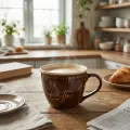 Porcelánový hrnek HENDIA 500 ml hnědý