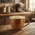 Porcelánový hrnek HENDIA 500 ml světle hnědý