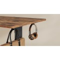 Nastavitelný elektrický rám pracovního stolu Vasagle Prom 90/140 cm černý