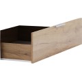 Vitrína Sento s LED osvětlením 104 cm dub wotan/černá