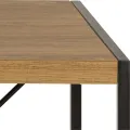 Psací stůl Bahamas 120 cm dub přírodní rustikální/černý