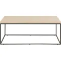 Konferenční stolek Barossa 110 cm travertin/černý