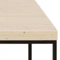 Konferenční stolek Barossa 110 cm travertin/černý