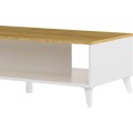 Konferenční stolek Barris 41 120 cm ořech americký/bílý