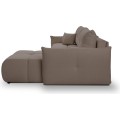 Rozkládací rohová sedací souprava Base 257 cm Nordic Moka mocha univerzální