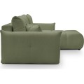 Rozkládací rohová sedací souprava Base 257 cm Nordic Olive zelená univerzální