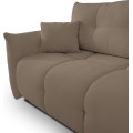 Rozkládací rohová sedací souprava Base 257 cm Sicuro 45 bouclé caffe latte univerzální