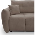 Rozkládací rohová sedací souprava Base 257 cm Nordic Moka mocha univerzální