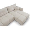 Rozkládací rohová sedací souprava Base 257 cm Nordic Taupe šedo-béžová univerzální