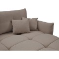 Rozkládací rohová sedací souprava Base 257 cm Nordic Moka mocha univerzální