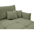 Rozkládací rohová sedací souprava Base 257 cm Nordic Olive zelená univerzální
