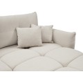 Rozkládací rohová sedací souprava Base 257 cm Nordic Taupe šedo-béžová univerzální