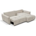 Rozkládací rohová sedací souprava Base 257 cm Nordic Taupe šedo-béžová univerzální