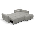 Rozkládací rohová sedací souprava Base 257 cm Nordic Ash šedá univerzální