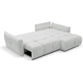 Rozkládací rohová sedací souprava Base 257 cm Nordic Cement světle šedá univerzální