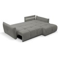 Rozkládací rohová sedací souprava Base 257 cm Nordic Mouse šedá univerzální