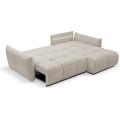 Rozkládací rohová sedací souprava Base 257 cm Nordic Taupe šedo-béžová univerzální