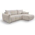 Rozkládací rohová sedací souprava Base 257 cm Nordic Taupe šedo-béžová univerzální