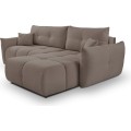 Rozkládací rohová sedací souprava Base 257 cm Nordic Moka mocha univerzální