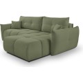 Rozkládací rohová sedací souprava Base 257 cm Nordic Olive zelená univerzální