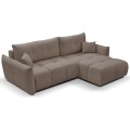 Rozkládací rohová sedací souprava Base 257 cm Nordic Moka mocha univerzální