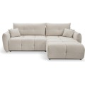 Rozkládací rohová sedací souprava Base 257 cm Nordic Taupe šedo-béžová univerzální