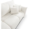 Rozkládací pohovka Base 245 cm Sicuro 60 bouclé krémová