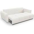 Rozkládací pohovka Base 245 cm Sicuro 60 bouclé krémová