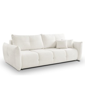 Rozkládací pohovka Base 245 cm Sicuro 60 bouclé krémová