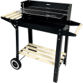 Zahradní gril na dřevěné uhlí BBQ1012 černý