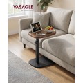 Výškově nastavitelný odkládací stolek Vasagle Cujo 40 cm černý/ořech