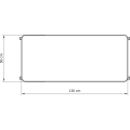 Lavice BREEZIO 03 140 cm z masivu/hnědá