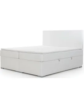 Dvoulůžková postel BOLERO 180x200 Soft 17 bílá