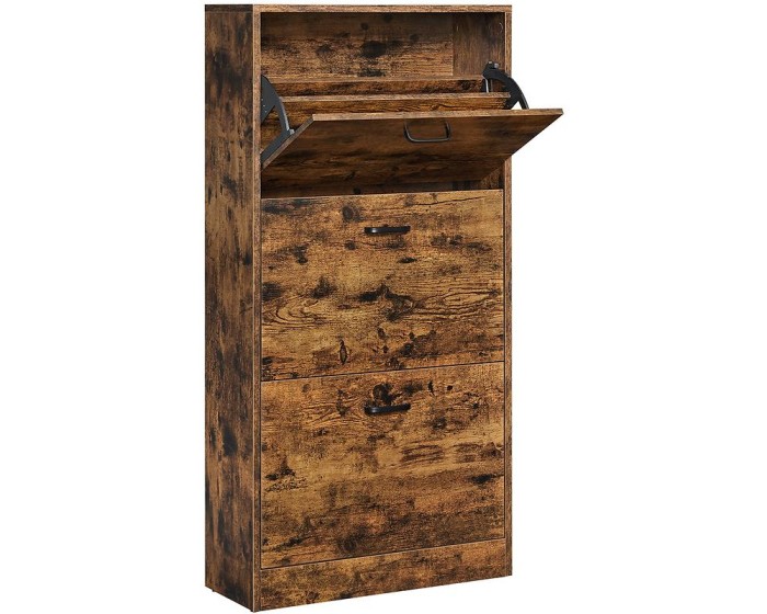 Botník Houseland Fure hnědý/černý