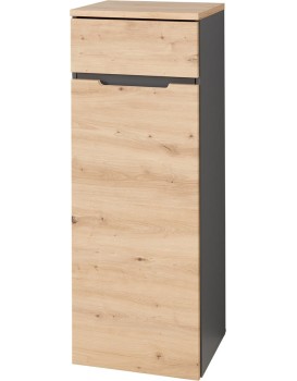 Kancelářská komoda Brego 13 45 cm grafit/dub Artisan