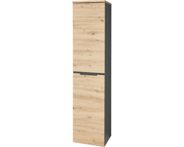 Kancelářská knihovna Brego 05 45 cm grafit/dub Artisan